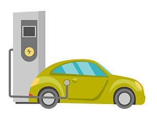 Image showing Power supply for electric car charging.