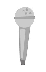 Image showing Wireless microphone vector cartoon illustration.