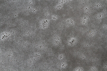 Image showing Detail of a water surface with bubbles