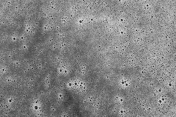 Image showing Detail of a water surface with bubbles