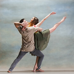 Image showing Two people dancing