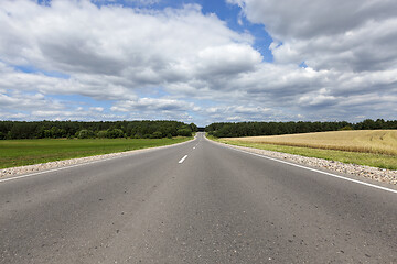 Image showing rural road in asphalt