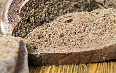 Image showing sliced rye bread