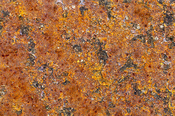 Image showing Metallic rusty surface