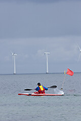 Image showing Offshore wind power in the oeresund chanel 