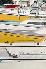 Image showing Boats on the coast in Denmark