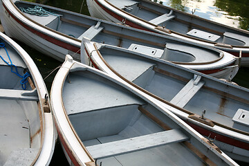 Image showing Boats on the coast in Denmark