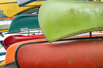 Image showing Boats on the coast in Denmark