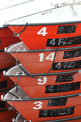 Image showing Boats on the coast in Denmark