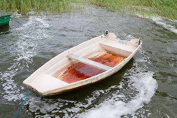 Image showing Boats on the coast in Denmark