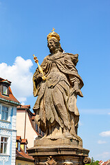 Image showing statue of Kunigunde of Luxembourg in Bamberg Germany