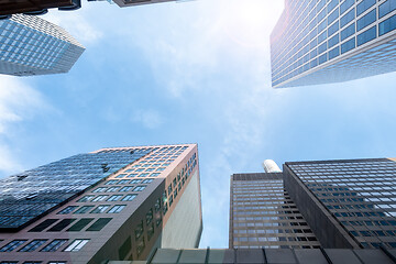 Image showing Frankfurt Germany with some skyscrapers