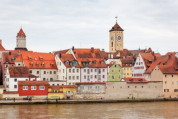 Image showing river Regnitz in Bamberg Germany