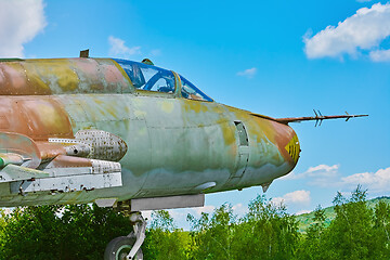 Image showing Fighter Aircraft against the Sky