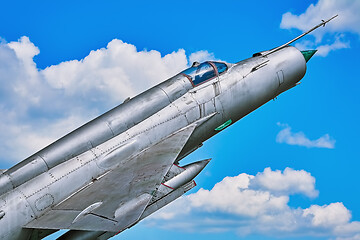 Image showing Fighter Aircraft against the Sky