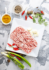 Image showing minced meat