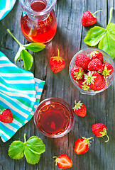 Image showing strawberry drink