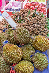 Image showing Durian at Market