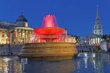 Image showing Red Water Fountain