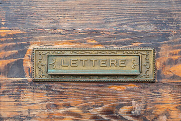 Image showing Lettere Letters