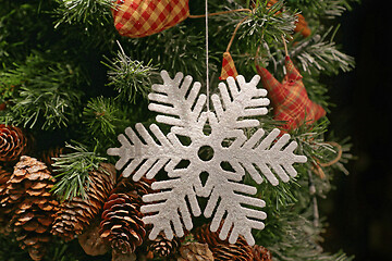 Image showing Snowflake Christmas