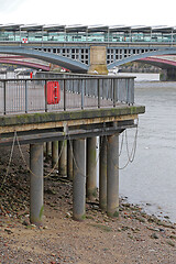 Image showing Low Tide Thames