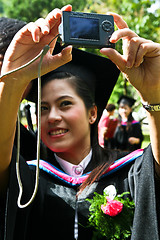 Image showing Asian graduate