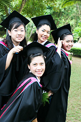 Image showing University graduates