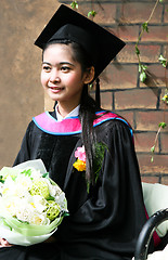 Image showing Asian graduate