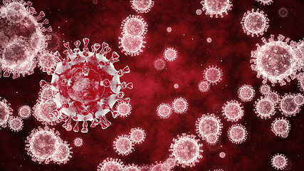 Image showing Coronavirus danger and public health risk disease and flu outbre