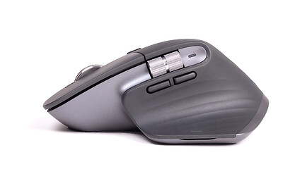 Image showing Close up wireless computer mouse