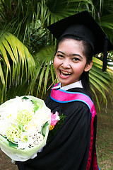 Image showing Asian graduate