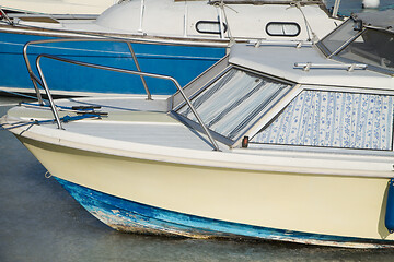 Image showing Boats on the coast in Denmark