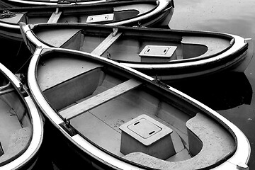 Image showing Boats on the coast in Denmark