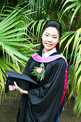 Image showing Asian graduate