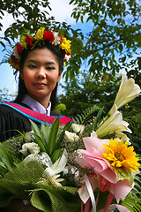 Image showing Asian graduate