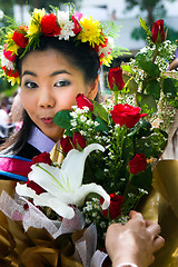 Image showing Asian graduate
