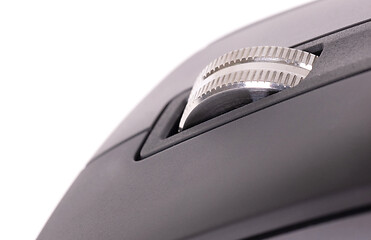 Image showing Close up wireless computer mouse