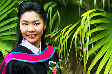 Image showing Asian graduate