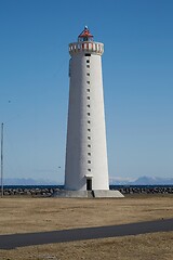 Image showing Old White Lighthouse