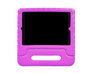 Image showing Tablet in a bright cover, designed for children