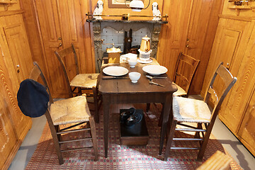 Image showing Interior of an old Frisian schip