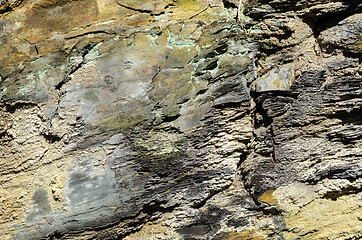 Image showing Schist rock background