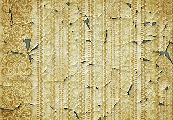 Image showing old wallpaper