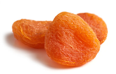 Image showing dried apricot on white background