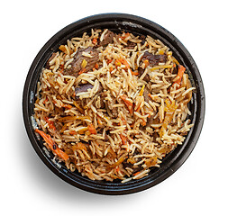 Image showing Uzbek national dish pilaf