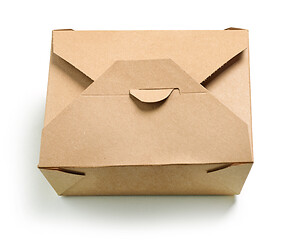 Image showing cardboard box for food