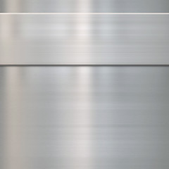 Image showing fine brushed steel metal