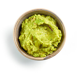 Image showing bowl of guacamole