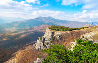 Image showing Mountain landscape in afternoon